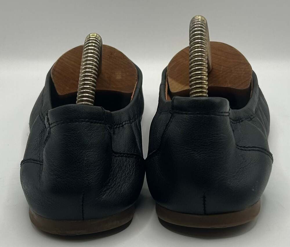 Lucky Brand Emmie Black Leather Square Toe Ballet Flats 8.5 - Picture 7 of 7
